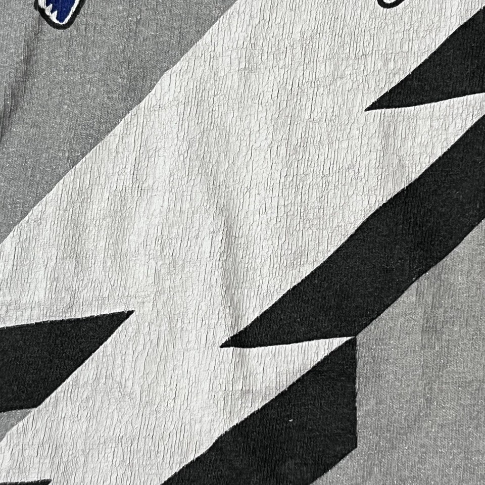 Tampa Bay Lightning Shirt Nutmeg Xl 1990s Ringer NHL Vintage Hockey
