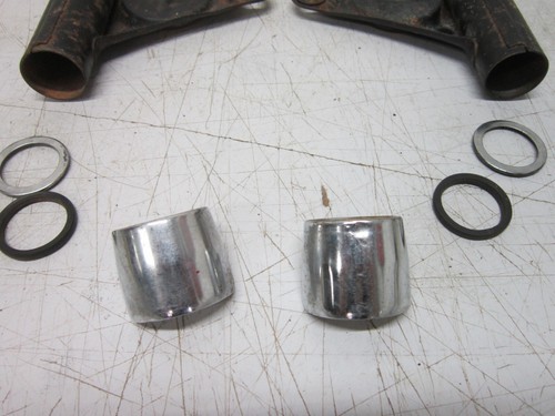 1975 Kawasaki G4 100 Headlight Fork Ears and Trim with Reflectors - Picture 7 of 9