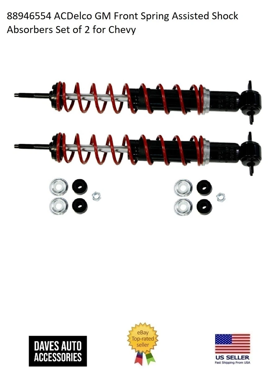 88946554 ACDelco GM Front Spring Assisted Shock Absorbers Set of 2  