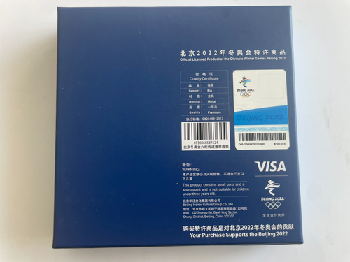 BeiJing 2022 Winter Olympic Torch Relay Big Pin Set LE5000 - Picture 8 of 9