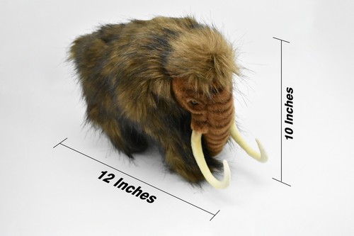 Wolliges Mammut, Kalb, superweiches Plüschtier Stofftier Spielzeug 12 Zoll F1225 B417 - Bild 3 von 7