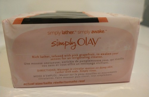 Jabón en barra Simply Olay SIMPLY AWAKE 1 paquete = 4 barras de pomelo rosa descontinuado - Imagen 4 de 5