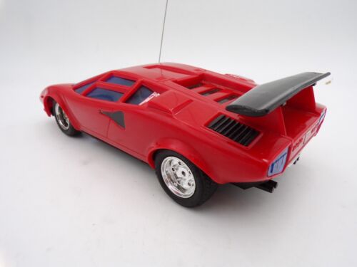 Vintage 1980 Nikko Japan 1/24 Lamborghini Countach LP500S RC Car MIB Taiyo - Picture 12 of 16