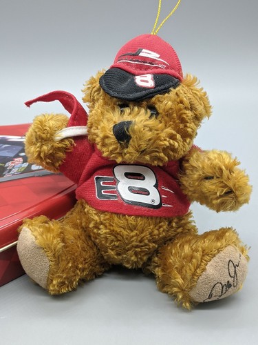 Dale Earnhardt #3 Heart Shape Collector Tin W Dale Earnhardt Jr, #8Bear Ornament - Picture 2 of 9