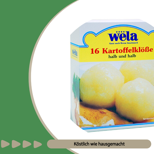 WELA Gomitoli di patate metà e metà 16 pezzi prelibatezze - Foto 2 di 2