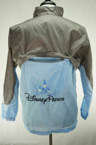 Walt Disney World Disneyland XS/S Pullover 1/4 Zip Windbreaker Jacket Gray Blue - Picture 6 of 9