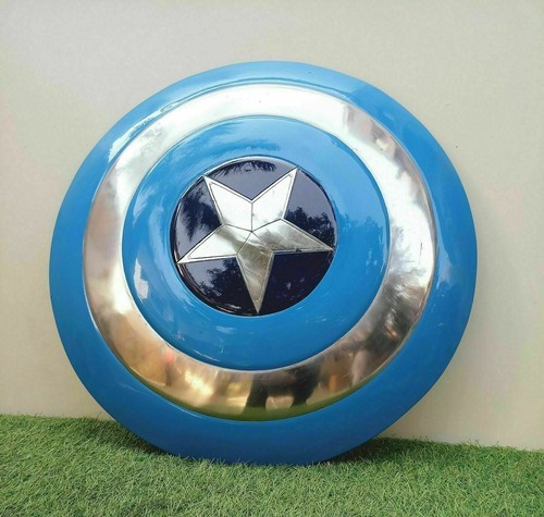 Avenger Captain America Shield 22" inches full metal cosplay Avengers Marvel - Picture 3 of 10