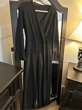 NEW Black Formal Shimmer Jumpsuit L NO BELT