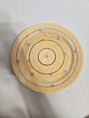Temptations by Tara Old World Yellow 10" dinner plates, buy 1 or more Has Crazin