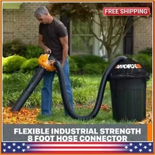 WORX 3 In 1 Blower Mulcher Vacuum With Leaf Pro Collection System Vac Collector