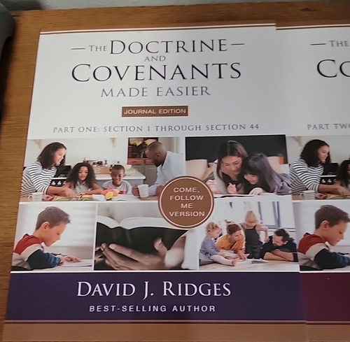The Doctrine And Covenants Made Easier Journal Ed. Parts 1,2,3 David Ridges - Picture 2 of 8
