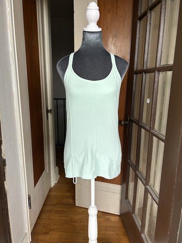 2er Set Athleta Inner Goddess Support Tanktop Damen Größe Medium grün & pink - Bild 3 von 22