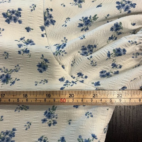 Weiß Blumen Scarlett dunkel Cottagecore Bohemian langes Kleid Rüschen Schleifen XL - Bild 10 von 11