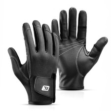 Neoprene Fishing Gloves Warm Anti-slip 2-Cut Fingers Outdoor Black 3 Size