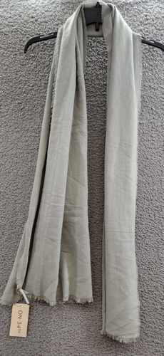 On 34th Solid Supersoft Wrap Scarf Women's One Size Gray~ - Picture 9 of 13