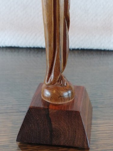 MCM Madonna handgeschnitzte Holzfigur 13 Zoll - Bild 10 von 15