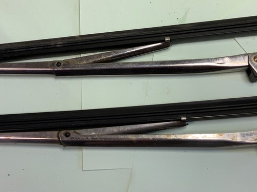 reliant robin MK1 wiper blade's 207581 pair front original fister brev 16"chrome - Picture 12 of 20