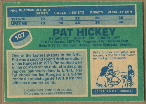 1976-77, O-PEE-CHEE Hockey, #'1-110, including error cards, UPick from list - Picture 218 of 224