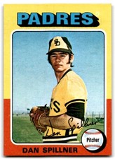 1975 Topps Mini (B) Dan Spillner San Diego Padres #222