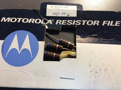 1 W Resistors, Various OHM, Motorola and other Brands, New Old Stock - Picture 81 of 100