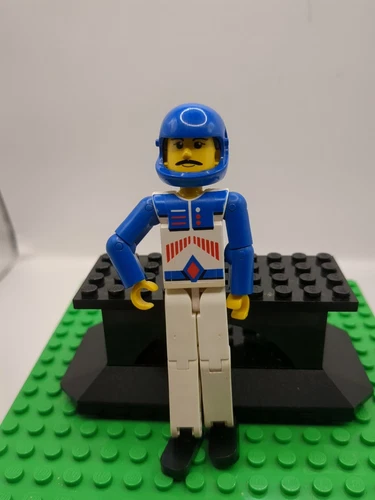 LEGO Technic Racing Figure w/ Blue Helmet - Vintage Set #8714, 8223