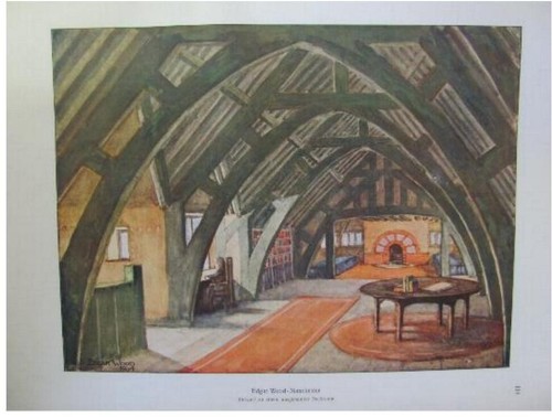 RARE VINTAGE 1911 GERMAN CATALOGUE BOOK – ART NOUVEAU INTERIOR DESIGN - Picture 4 of 13