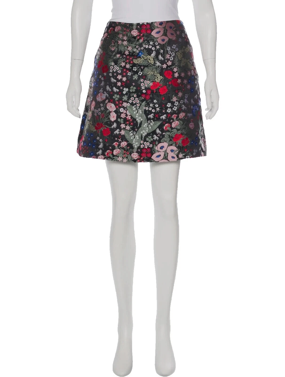 Valentino Silk Floral Skirts for Women