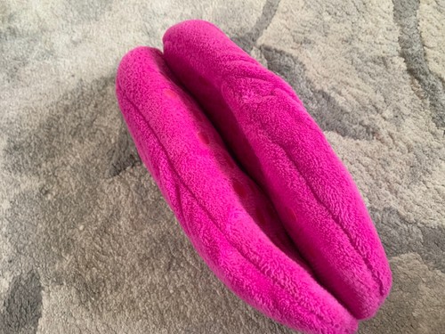 Disney Minnie Mouse Slipper Socks Woman’s Size 4-10 Snuggle Toes Pink NWT - Picture 3 of 6