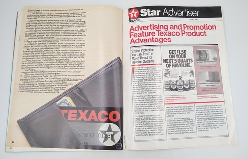 1983 Q4 - The Texaco Marketer Vintage Werbung Texaco Öl Marketing Magazin - Bild 5 von 7