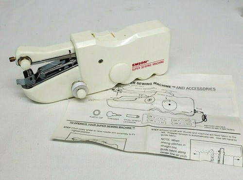 Vintage Emson SUPER SEWING MACHINE Battery-Operated Portable #2079 WORKS! - Picture 5 of 5