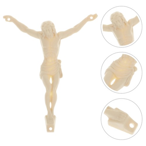 Craft Jesus Figurine DIY Wall Cross Crucifix Collectible Jesus Figurine Home - Bild 9 von 10