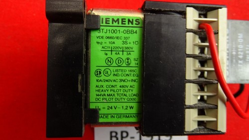 Siemens 3TJ1001-0BB4 Auxiliary Contactor 3S+1Ö - Picture 3 of 5