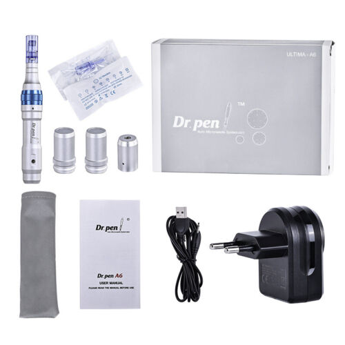 Auto DR.Pen A6 Electric Ultima Derma Pen+2 Needles Micro Needle Rechargeable Kit - Picture 12 of 12