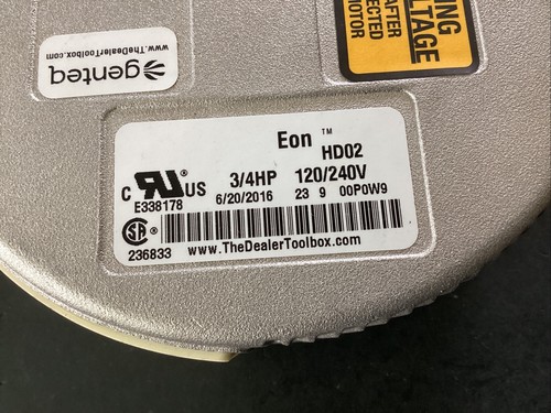 NEW OEM Genteq Eon HD02 3/4HP Blower Motor Module 6/20/16 1186625 - Picture 5 of 8
