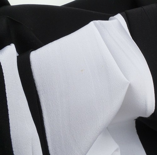 Alexander Wang ärmelloses Etuikleid schwarz weiß Kontrasteinsatz Seide Krepp 4 GC - Bild 12 von 12