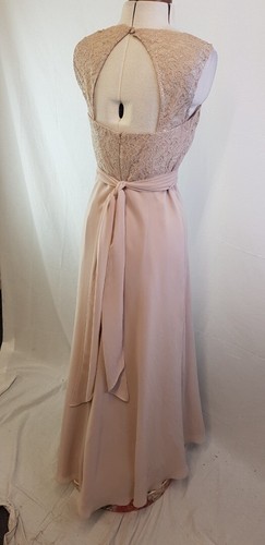 Debut Nude Lace Evening dress size UK 10 - Picture 6 of 8