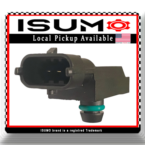 Turbocharger Boost Sensor Fits Alfa Romeo V6 2.9L Dodge Jeep Fiat L4 1.4L L4 1.4 - Picture 3 of 4