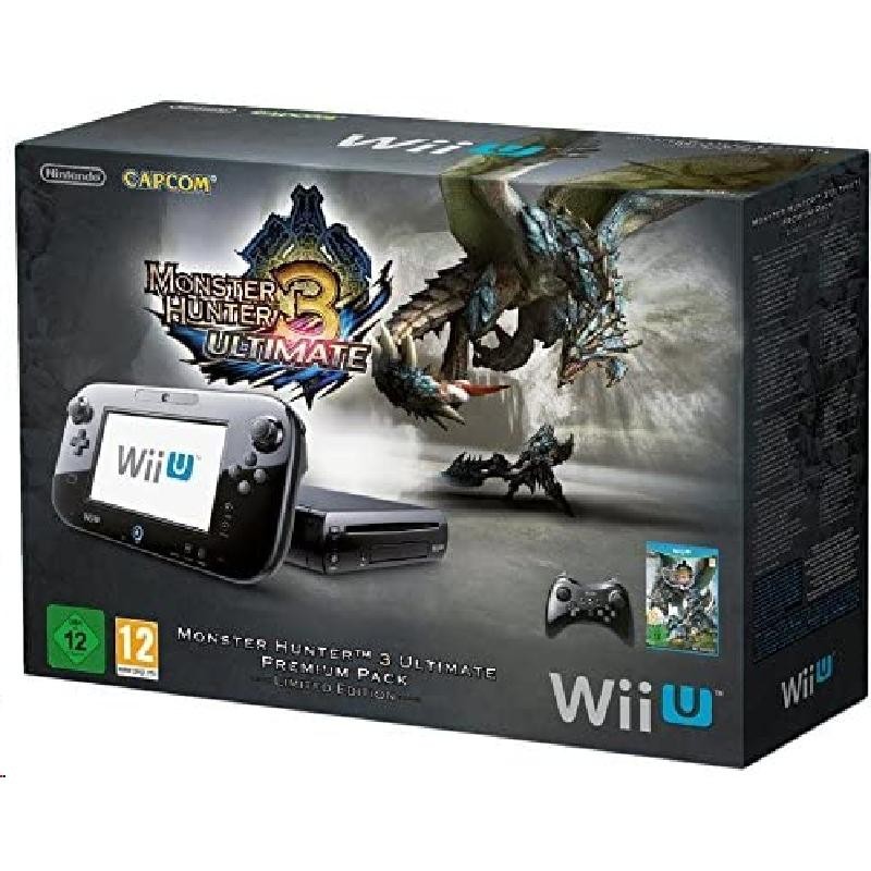 Console Nintendo Wii U 32go Pack Monster Hunter 3 Ultimate
