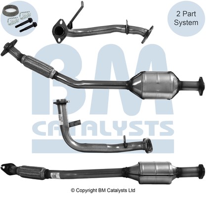 Non Type Approved Catalytic Converter fits VAUXHALL ASTRA F 1.6 93 to 01 BM New - Picture 2 of 2