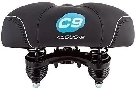 Cloud-9 Cruiser Select Saddle, 10.5" x 10.75", Black Soft Touch Vinyl - Image 2 of 2