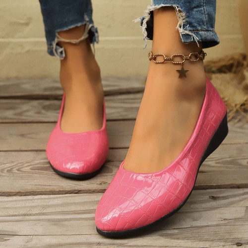 Flache Damenschuhe Slipper Bequem Ballerinas Schuhe Büro Arbeitsschuhe - Bild 14 von 31