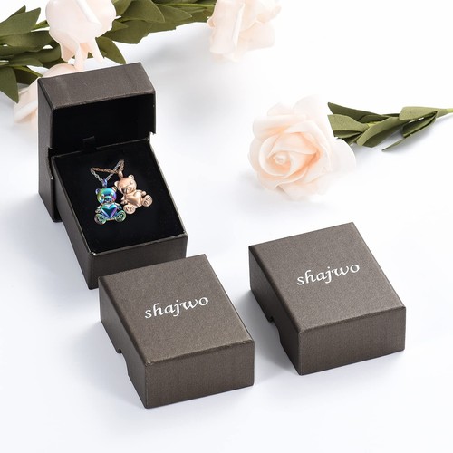 Cremation Heart Urn Necklace for Ashes Jewelry Teddy Bear Memorial Urn Keepsa... - Picture 7 of 7