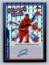 2024-25 Topps Finest Basketball Jonathan Mogbo Black Geo Colossal Auto /25 RC