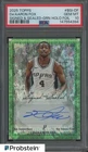 2025-26 Topps Signed & Sealed Green Holo Foil De'Aaron Fox Spurs AUTO /99 PSA 10