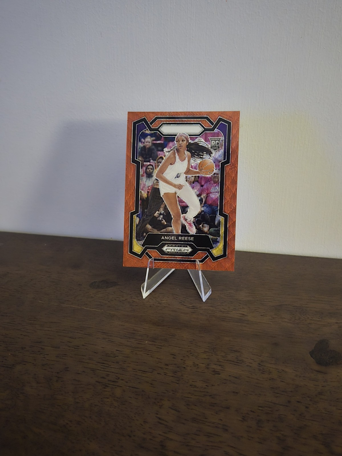 2024 Panini Prizm Draft Picks #38 Angel Reese Red Wave Prizm