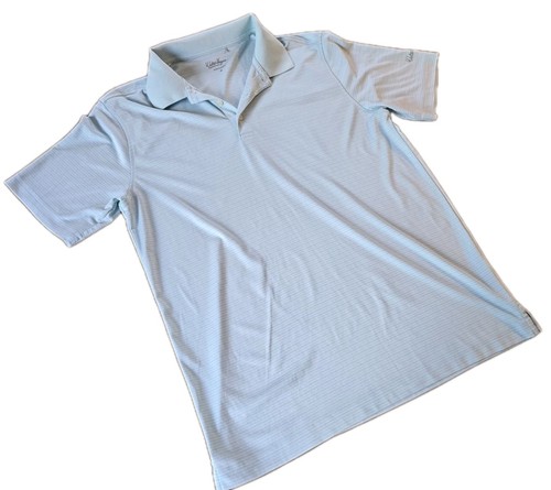 Walter Hagen Poloshirt Herren Größe M Blau Gestreift Kurzarm - Bild 3 von 9