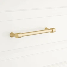 Signature Hardware EH1083.8.SBS Strasbourg 8" C2C Bar Cabinet Pull - Satin Brass