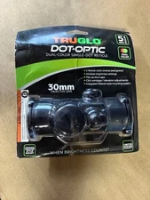 TRUGLO TG-TG8030DBW Dot Optic Dual-Color Single-Dot Reticle - Black