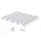 DELight Magnetic Christmas Light Clips for C7 C9 String Lights Metal Roof 100Pcs