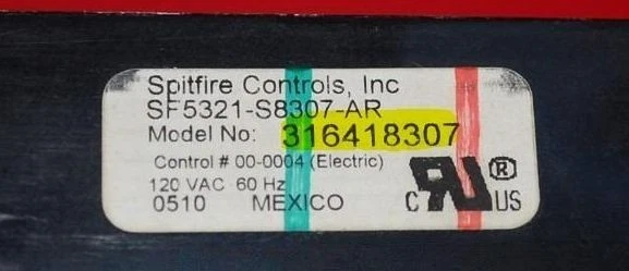 Tablero de control del horno Kenmore - Parte # 316557245 | 316418307 Foto 4 de 4